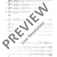 Concerto A Major - Full Score