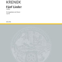 5 Lieder nach Kafka