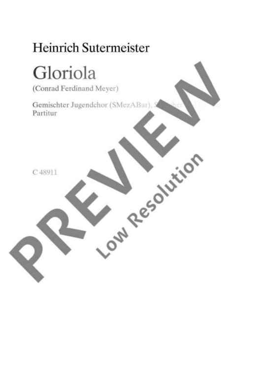 Gloriola - Score
