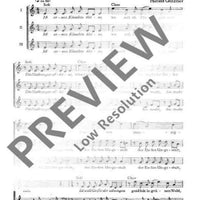 Acht Chorlieder (aus "Des Knaben Wunderhorn") - Choral Score