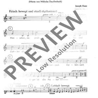 Zum Lob der Natur - Choral Score