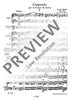 Concerto D Major - Full Score