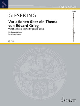 Variations on a theme by Edvard Grieg - Piano Score With Solo Part