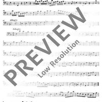 Trio sonata F Major - Cello