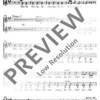 Regenbogen - Choral Score