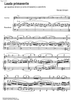 Lauda primaverile - Score