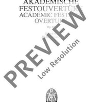 Academic Festival Overture in C minor - Full Score