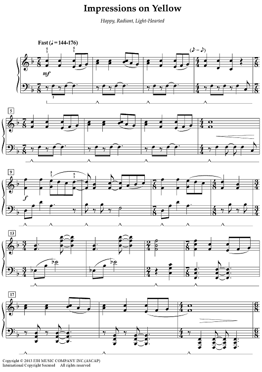 Impressions on Yellow