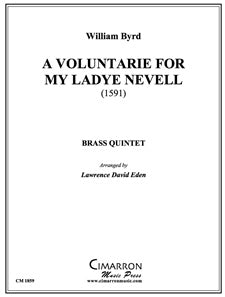 A Voluntarie for Ladye Nevell - Bb Trumpet 1