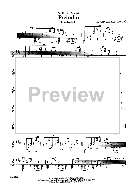 Preludio (Prelude)
