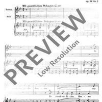 Drei Porträtstudien - Score