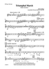 Triumphal March from Caractacus - Bass Clarinet