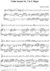 Violin Sonata No. 7 - Piano Score