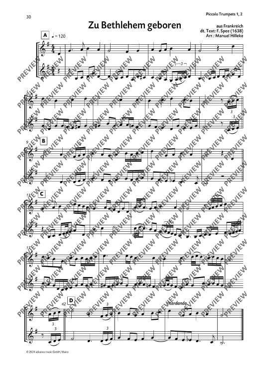 Zu Bethlehem geboren