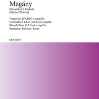 Magány - Choral Score