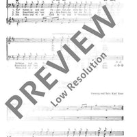 Schönster Schatz, leb wohl - Choral Score