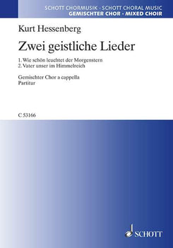 Zwei geistliche Lieder - Choral Score