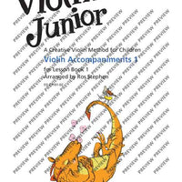 Violin Junior: Violin accompaniments 1