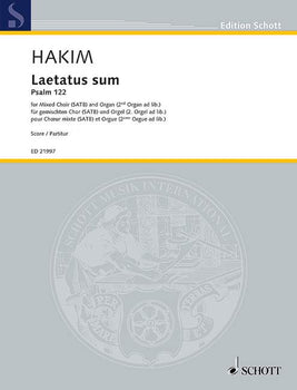 Laetatus sum - Score