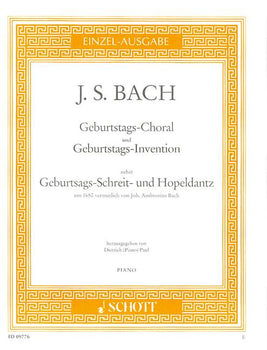Geburtstags-Choral und Geburtstags-Invention
