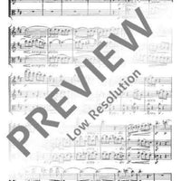 Trio D Major - Full Score