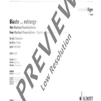 Biaute ... estrange - Performing Score