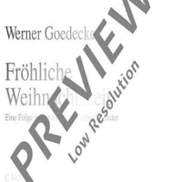 Fröhliche Weihnachtszeit - Score