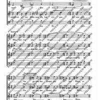 Magic and blessing - Choral Score