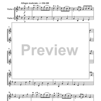 Fifteen Violin Duets Arranged from keyboard works of the Baroque Era