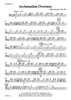 Acclamation Overture - Trombone 1