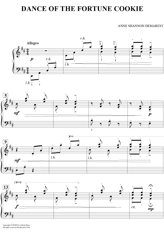 Dance Of The Fortune Cookie