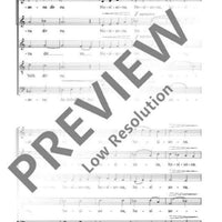 Ruhm und Preis - Choral Score