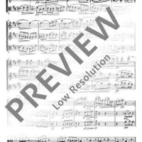 Trio D Major - Full Score