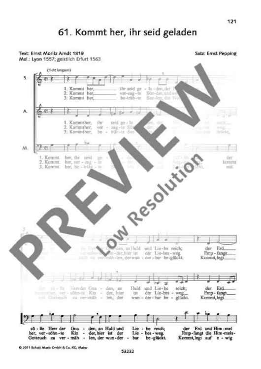 Kommt her, ihr seid geladen