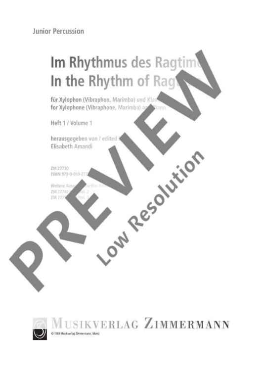 In the Rhythm of the Ragtime