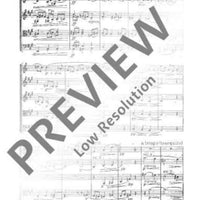 Quintet A major - Full Score