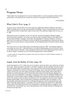 Program Notes - Bonus Material