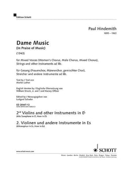 Dame Music - Violin 2/Alto Saxophone/Eb Horn
