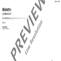 Motette - Organ Reduction