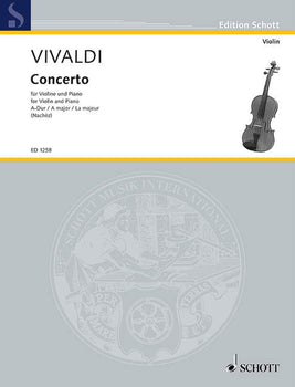 Concerto in A major - Piano Score With Solo Part