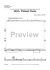 Aria: Without Words - Percussion