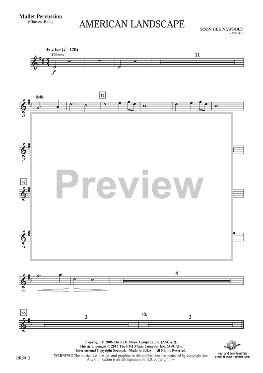 American Landscape - Mallet Percussion