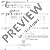 Vier kuriose Geschichten - Choral Score