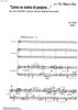 "Come un nastro di porpora..." - Piano Score