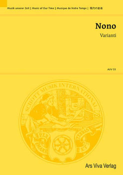 Varianti - Full Score