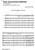6 rätoromancische Volkslieder Op.76a - Score
