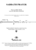 Sabbath Prayer - Bb Instrument