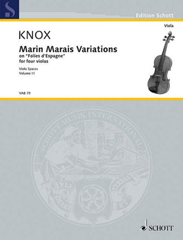 Marin Marais Variations - Score and Parts
