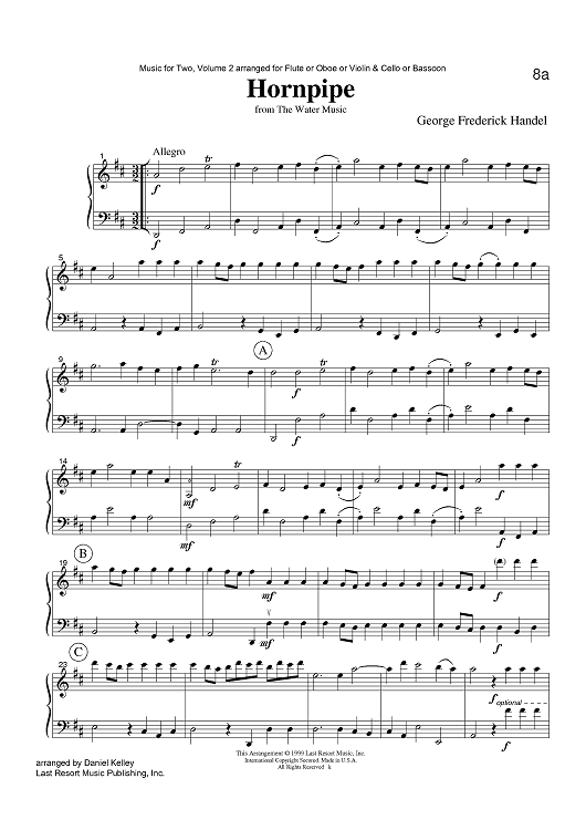 Hornpipe - from The Water Music