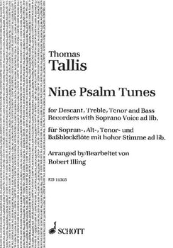 Nine Psalm Tunes - Performing Score